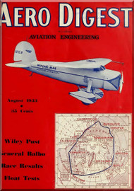  Aero Digest  Aircraft Aviation Magazines August 1933