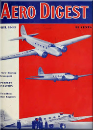 Aero Digest  Aircraft Aviation Magazines April 1933