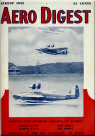 Aero Digest  Aircraft Aviation Magazines August  1932