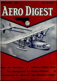  Aero Digest  Aircraft Aviation Magazines November   1931