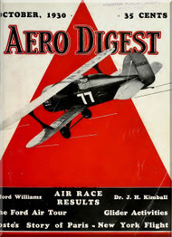 Aero Digest  Aircraft Aviation Magazines October 1930 