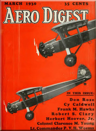 Aero Digest  Aircraft Aviation Magazines March  1930