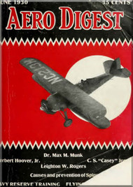 Aero Digest  Aircraft Aviation Magazines June 1930