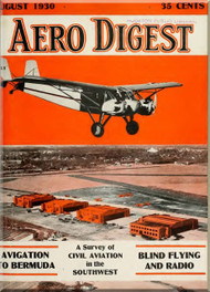 Aero Digest  Aircraft Aviation Magazines August 1930