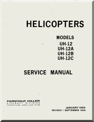 Hiller  UH-12 A, B , C Helicopter Service Manual