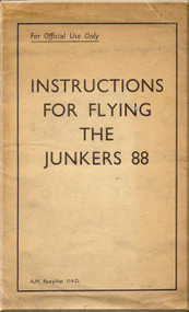 Junkers JU 88  Aircraft  Instructions Manual ,  ( English Language )