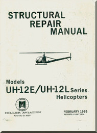 Hiller  UH-12 E / L Helicopter Structural Repair  Manual