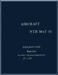 Mikoyan Gurevich MiG-15 Aircraft Flight Manual  ( English Language )
