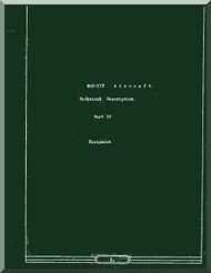 Mikoyan Gurevich MiG-17 F Aircraft Inspection and Scheduled Maintenance Work Manual - Equipment - ( English  Language )
