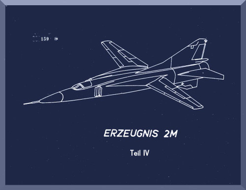 Mikoyan Gurevich MiG-23 Y Aircraft Erzeugnis Manual  ( German Language )