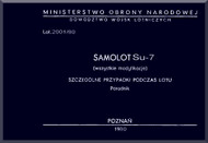 Sukhoi Su-7  Aircraft Iprouvment  Manual   ( Polish Language ) - 1980
