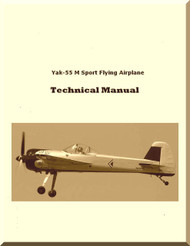 Yakovlev Yak-55 M Aircraft  Technical Description Manual ,    (English  Language )