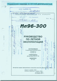  Ilyushin Il-196-300 Aircraft  Flight  Technical  Manual  - Book 2 -   ( Russian  Language )
