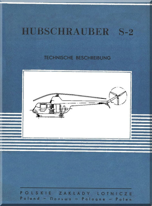 PZL S2  Helicopter Rotorcraft Technical Brochure  Manual ( Polish Language )