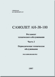 Antonov An-38-100  Aircraft Rules of  Maintenance   Manual -   Book 2 -   ( Russian   Language )
