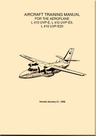 Let L-410 UVP-E, -E9, UVP-E20 Aircraft  Training  Manual -  ( English Language ) - 1998