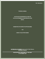 Boeing Helicopter CH / MH-47 Series Aviation and Intermediate Maintenance Manual - Non Destructive Inspection Procedure - 1997 - TM 1-1520-253-23