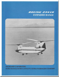 Boeing Helicopter 234 ER Extended Range  Technical Brochure Manual 