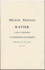 Ratier Propeller Tripales a pas variable a commande electrique   manual  ( French Language ) 