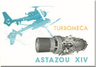 Turbomeca Astazou XIV Aircraft Engine  Technical Brochure Manual ( English and French  Language )  