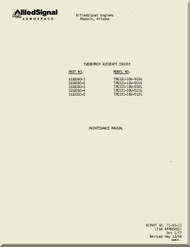 Allied-Signal / Garrett TPE3311-10U  Turboprop  Engine  Maintenance  Manual - Report 72-00-23