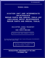 Boeing Helicopter CH-47 D Series Aviation and Intermediate Maintenance Repair Parts and Special Tools List Manual - 1983 - TM 55-1520-240-23P-3