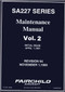 Fairchild SA227 Series  Aircraft Maintenance  Manual - Vol.2 of 2 Rev 94 -1993