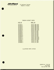   Allied-Signal / Garrett / Honeywell TFE731-3B, -3BR, -3C, -3CR Turbofan  Engine Illustrated Parts Catalog  Manual - Report  72-03-35