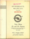 Pratt & Whitney R-1830 - Twin Wasp  C3, C4  Overhaul Manual  - 1943