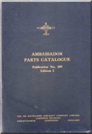 Airspeed Ambassador Aircraft Parts Catalogue  Manual -  ( English Language ) 
