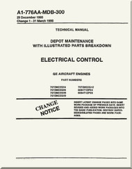 Electrical Control  Depot Maintenance  with  Illustrated Parts Breakdown  Manual NAVAIR A1-766AA-MDB-300 