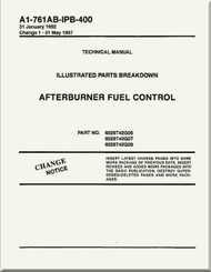 Afterburner  Fuel Control  Illustrated Parts Breakdown     Manual NAVAIR A1-761AB-MDB-400 