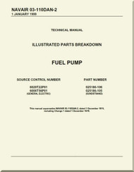 Fuel Pump  Depot Illustrated Parts Breakdown  Manual NAVAIR 03-110DAN-2