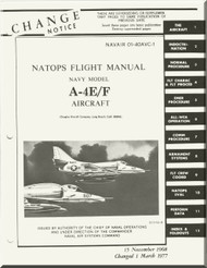 Mc Donnell Douglas A-4  E / F  Aircraft Flight Manual 01-40AVC-1 - 1977