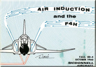 Mc Donnell Douglas F-4H  Aircraft Air Induction Technical  Brochure Manual -  1960