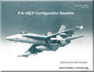 Mc Donnell Douglas F- / A -18 E / F Aircraft  Configuration Baseline Manual   Report MDC 9180220 - 243 pages