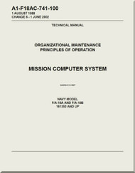 Mc Donnell Douglas F / A -18A  and F / A -18 B  Aircraft  Organizational Maintenance - Principles of Operation - Mission Computer   System - A1-F18AC-741-100