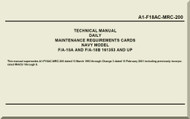 Mc Donnell Douglas F / A -18 A  and F/A -18 B  Aircraft  Technical  Manual  -  Daily Maintenance Requirements Cards A1-F18AC-MRC-200