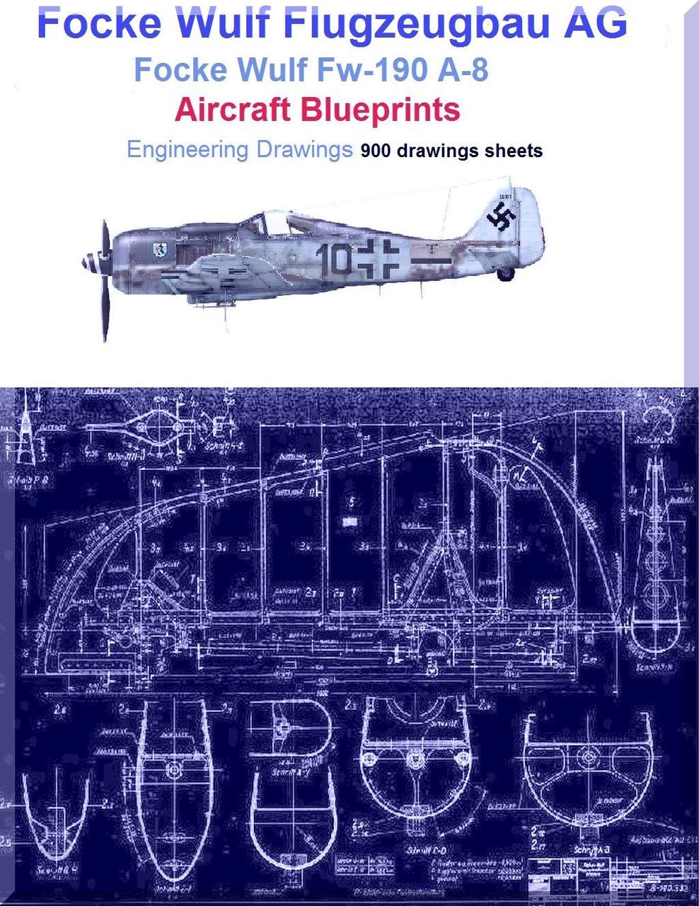 focke wulf fw 190 a 8 aircraft blueprints download aircraft
