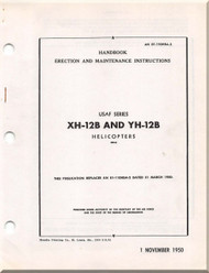 Bell Helicopter XH-12 B and YH-12B  Erection and Maintenance Instructions  Manual  - AN  01-110HBA-2 - 1950