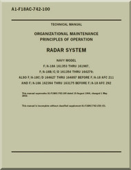 Mc Donnell Douglas F / A 18 A / B / C / D  Aircraft  Organizational  Maintenance  - Principles of Operation   -  Radar System Manual -  A1-F18AC-742-100