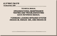 Mc Donnell Douglas F / A 18 A / B / C / D  Aircraft  Organizational  Maintenance  -Testing and Troubleshooting     - Quick Reference Manual    -  A1-F18AC-744-210