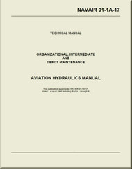 Technical Manual - Organizational, Intermediate and Depot Maintenance - Aviation Hydraulics Manual  -    NAVAIR 01-1A-17 - 
