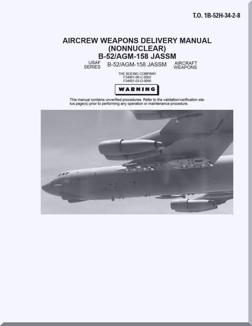 Boeing B-52 H Aircrew Weapon Delivery Manual ( Non Nuclear ) - B-52 / AGM-158 JASSM  T.O. 1B-52H-34-2-8