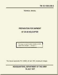 Bell Helicopter OH-58  Preparation for Shipment Manual  TM 55-1500-338-S
