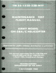 Bell Helicopter OH-58  A / C  Maintenance Test Flight  Manual TM 1-520-228-MTF