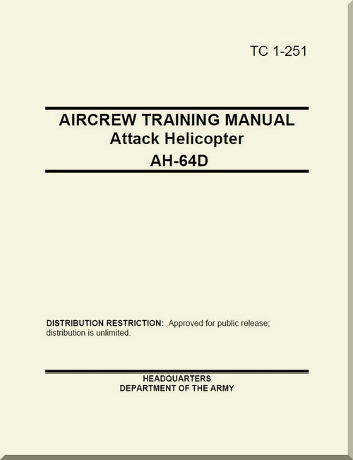 Boeing Helicopter AH-64 D Aircrew Training Manual - TC 1-251 (v