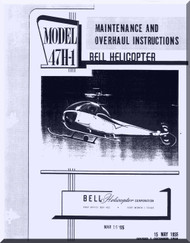 Bell Helicopter 47 H-1 Maintenance and Overhaul  Manual  - 1955 