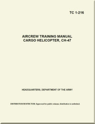 Boeing Helicopter CH-47   Aircrew Training Cargo Helicopter  Manual -  TC 1-216