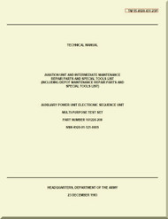 Boeing Helicopter CH-47 D Series Aviation and Intermediate Maintenance Repair Parts and Special Tools List Manual - 1987 - TM 55-4920-431-30P